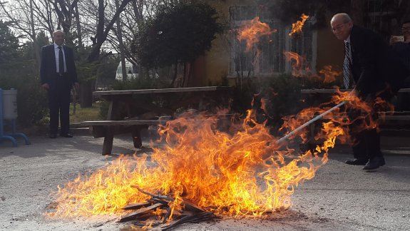 Enstitümüzde İkaz- Alarm,Personel Tahliye ve Yangın Söndürme Tatbikatı Yapıldı